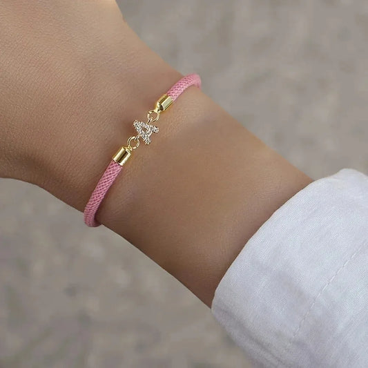 Adjustable Letter Initial Bracelets